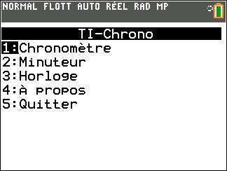 TI-Chrono (modèles couleur)