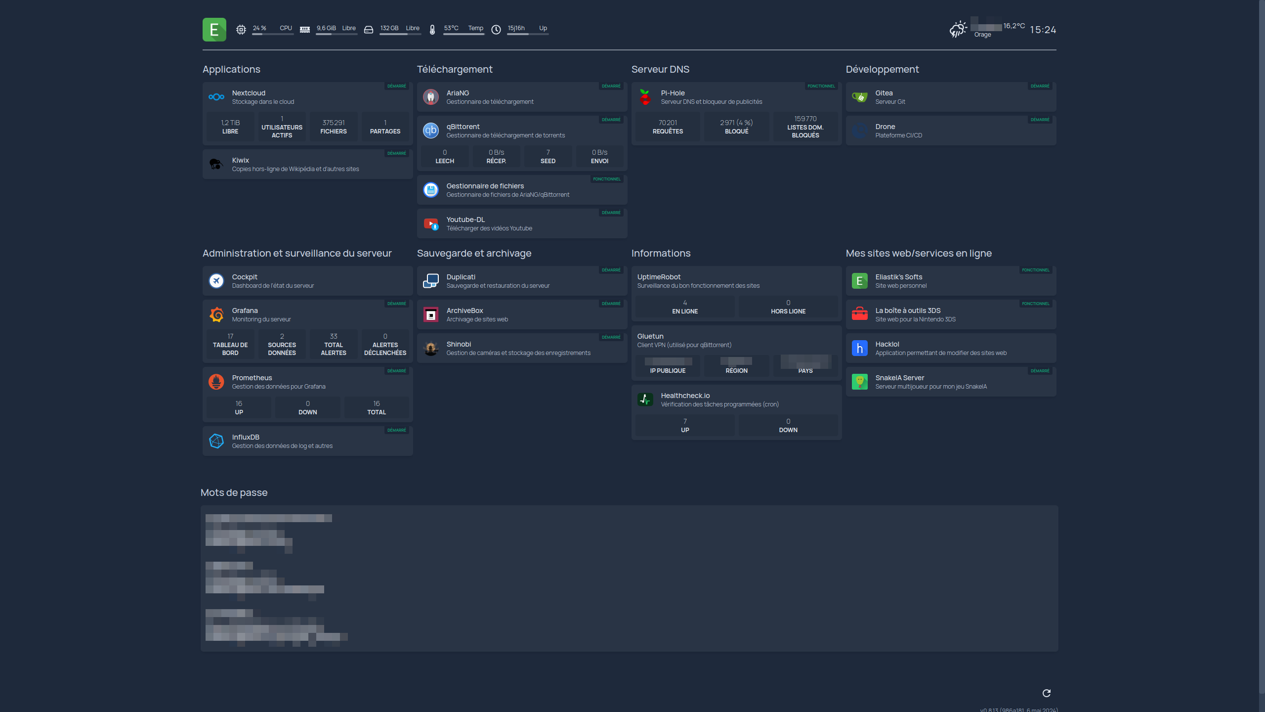 Gethomepage : une page d'accueil personnalisée pour votre serveur